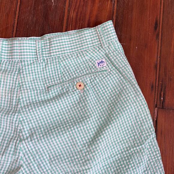 Southern Tide The Skipjack flat front seersucker shorts sz 32 - Picture 5 of 8